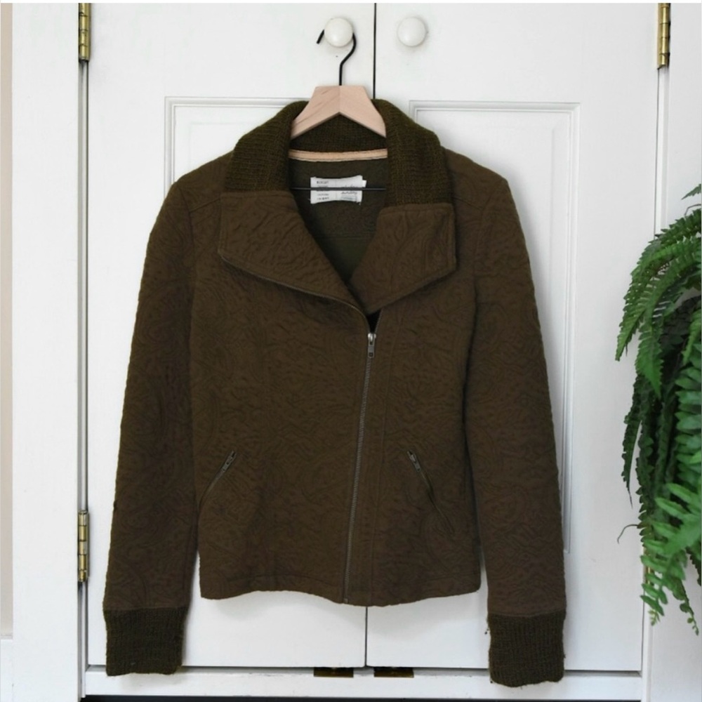 Anthropologie Quilted Moto Jacket, S
